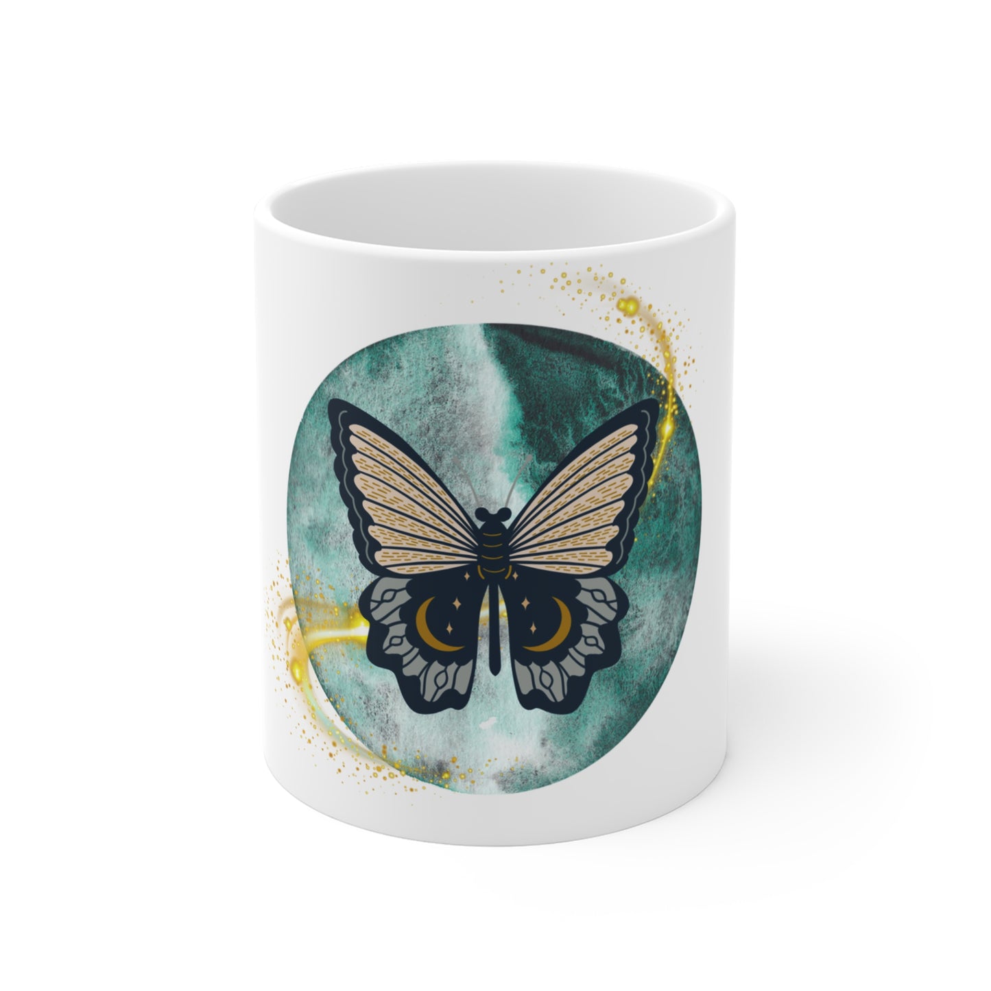 Butterfly Art Mug, Elegant Coffee Cup, Unique Gift for Nature Lovers, Home Decor, Birthday Present